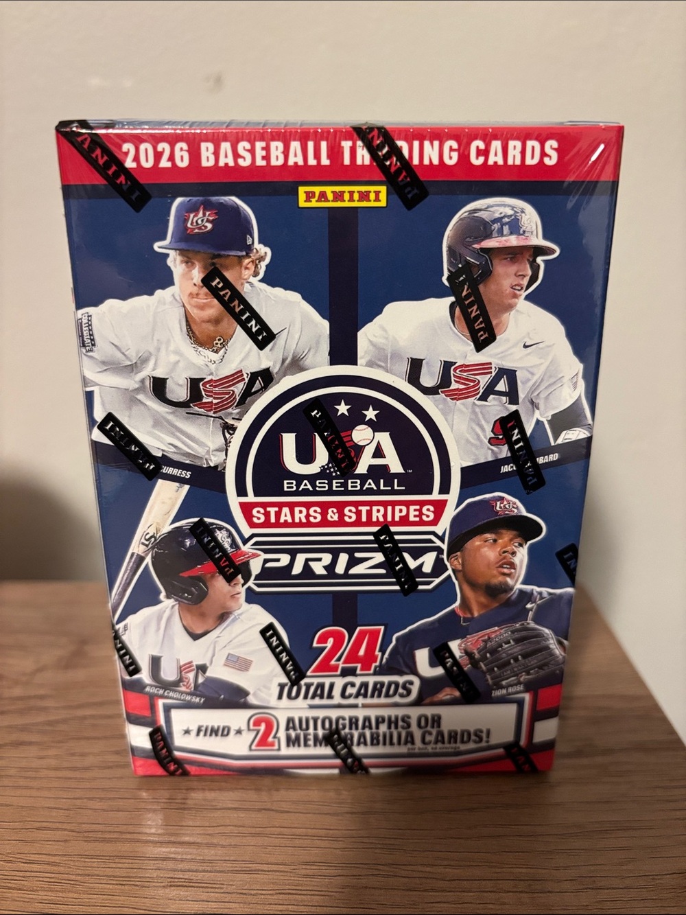 Panini USA Baseball Stars & Stripes Prizm Box - Red, White and Blue